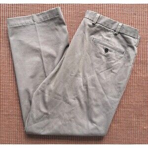 Brooks Brothers Pants Men's 40x32  Khaki Advantage Chino Elliot Pleated 40x29